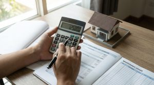 区分マンションの賃貸管理手数料を電卓で計算するオーナー