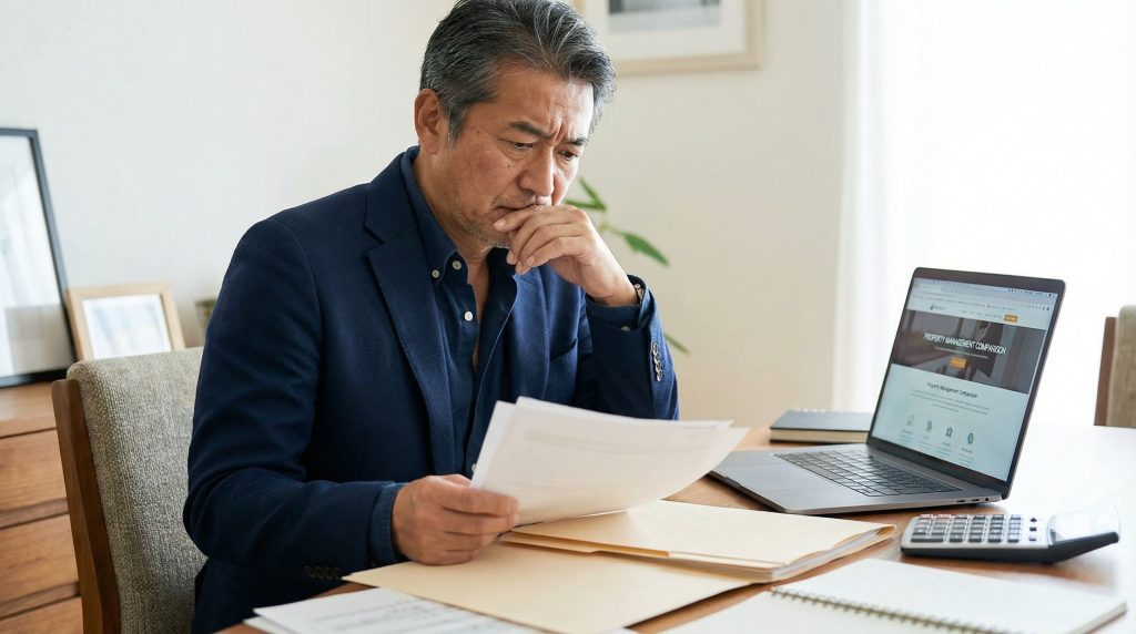 管理会社の変更を検討する賃貸オーナー