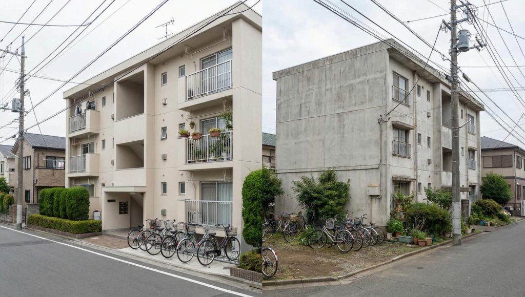 空室対策を検討する築古アパートの外観イメージ