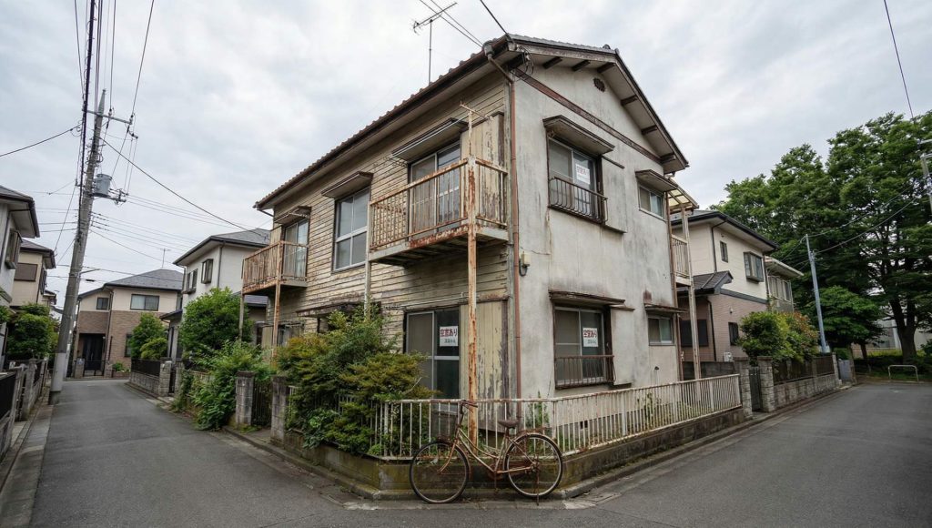 築古アパートの立地条件と空室率の関係を考えるイメージ