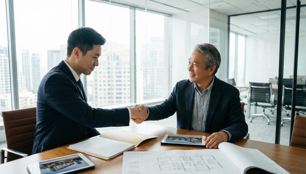 サブリース契約における貸主・借主の関係イメージ