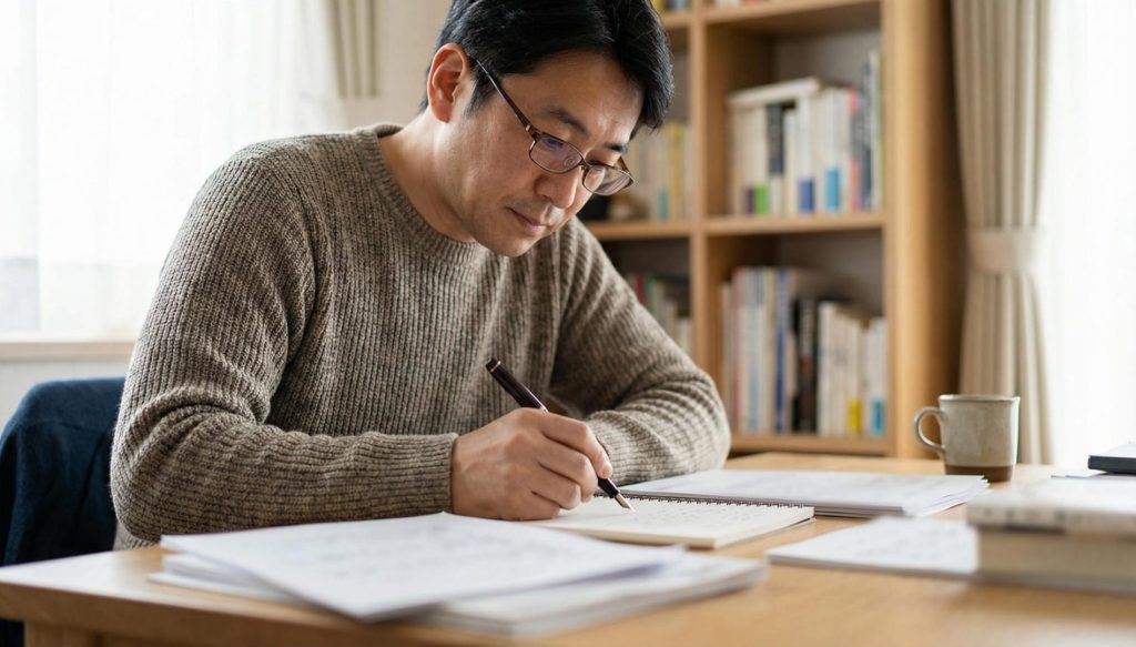 管理委託契約書の重要条項を確認するオーナー